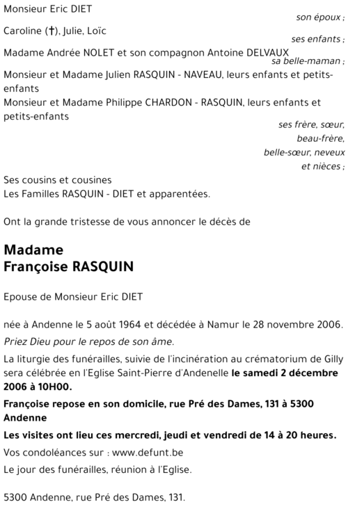 Françoise RASQUIN