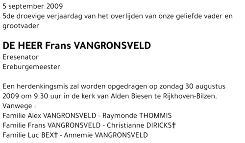 Frans Vangronsveld§