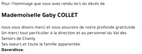 Gaby COLLET