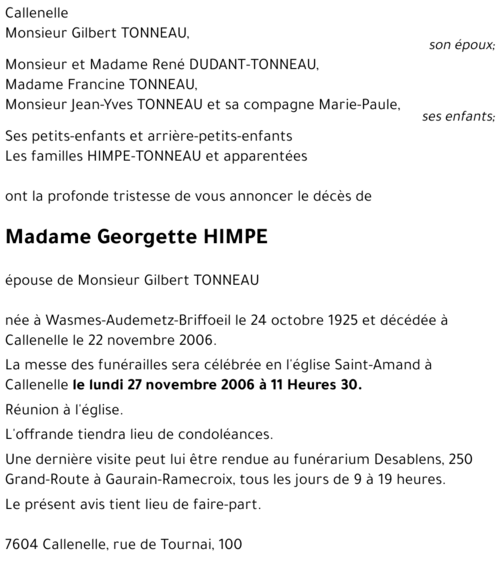 Georgette HIMPE