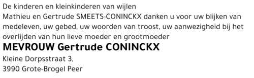Gertrude Coninckx