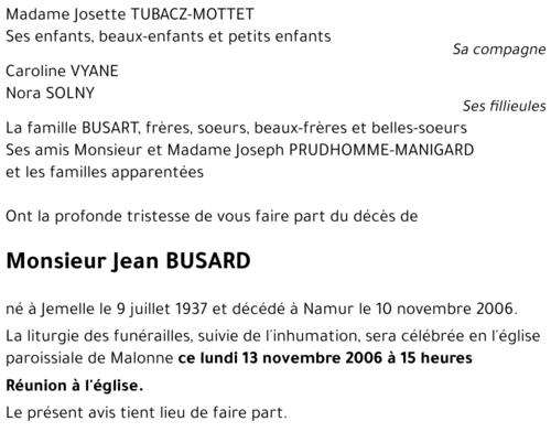 Jean BUSARD
