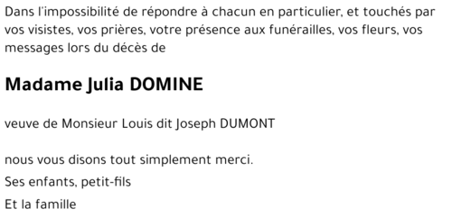 Julia DOMINE