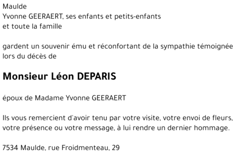 Léon DEPARIS