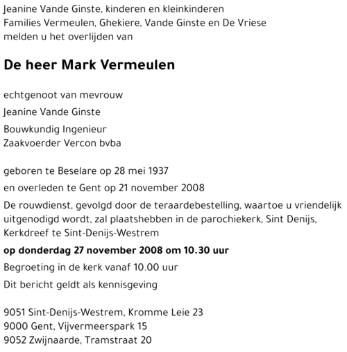 Mark Vermeulen