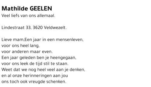 Mathilde Geelen