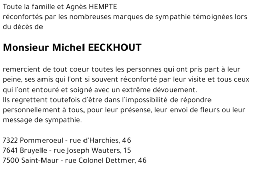 Michel EECKHOUT