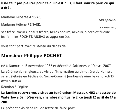 Philippe POCHET