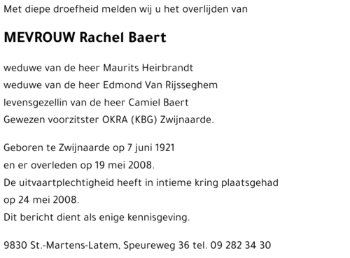Rachel Baert