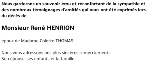 René HENRION