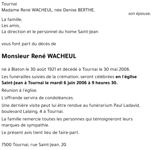 René WACHEUL