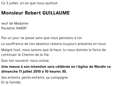 Robert GUILLAUME