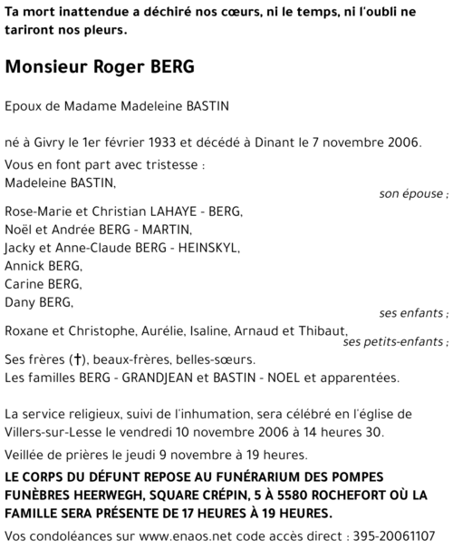 Roger BERG
