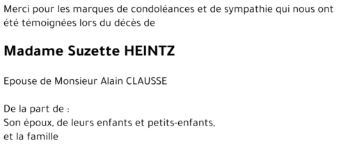 Suzette HEINTZ