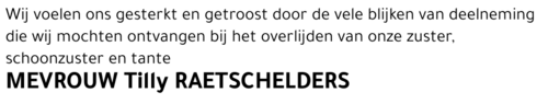 Tilly Raetschelders