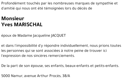Yves MARISCHAL