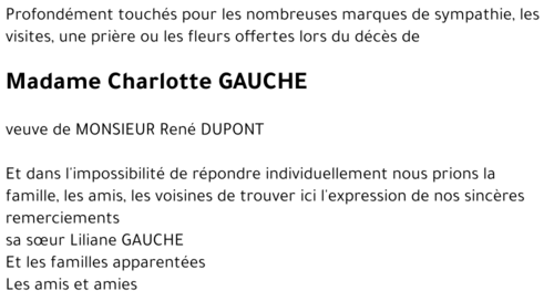 Charlotte GAUCHE