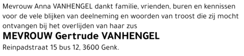 Gertrude Vanhengel