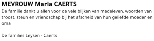 Maria Caerts