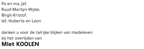 Miet Koolen