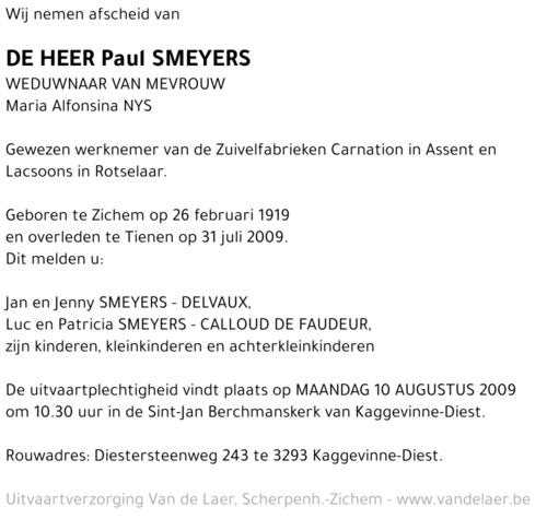 Paul Smeyers
