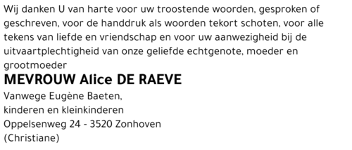 Alice De Raeve