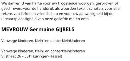 Germaine Gijbels