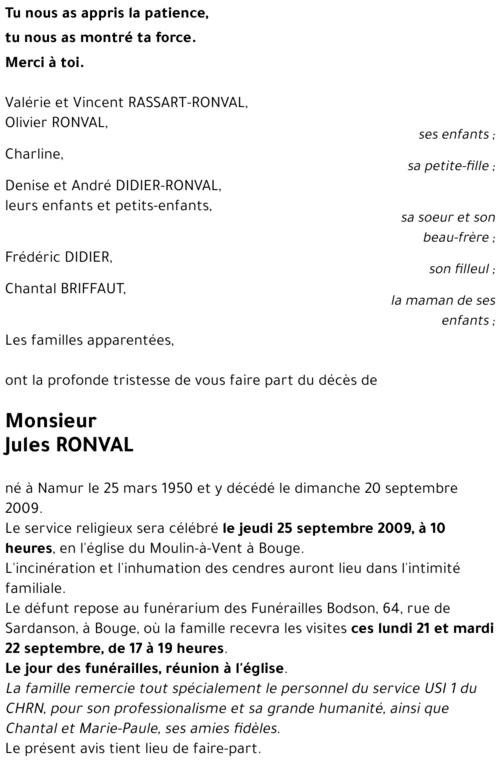 Jules RONVAL