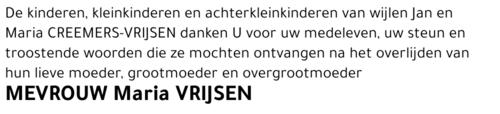 Maria VRIJSEN