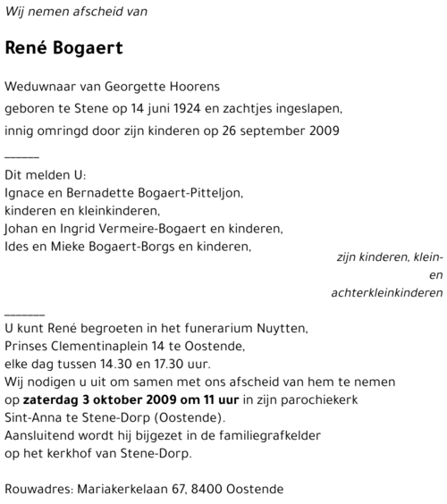 René Bogaert