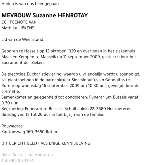 Suzanne Henrotay
