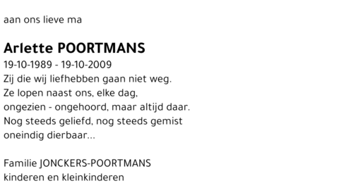Arlette Poortmans