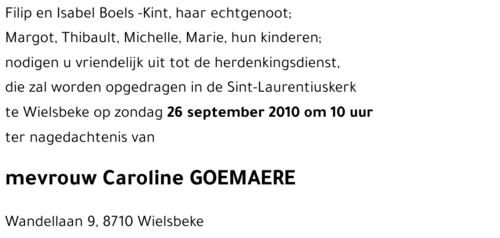 Caroline GOEMAERE