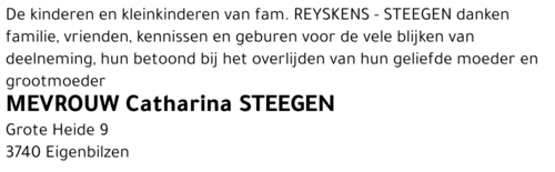 Catharina Steegen