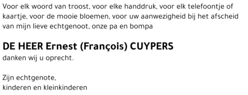 Ernest (François) CUYPERS