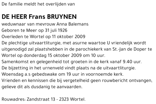 Frans Bruynen