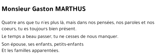 Gaston MARTHUS