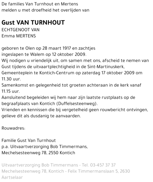 Gust Van Turnhout