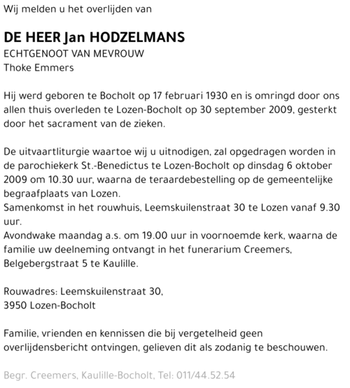 Jan Hodzelmans