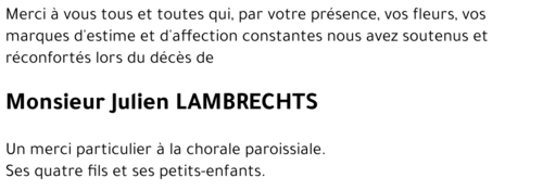 Julien LAMBRECHTS