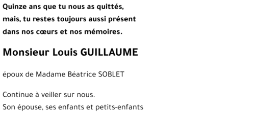 Louis GUILLAUME