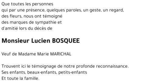 Lucien BOSQUEE