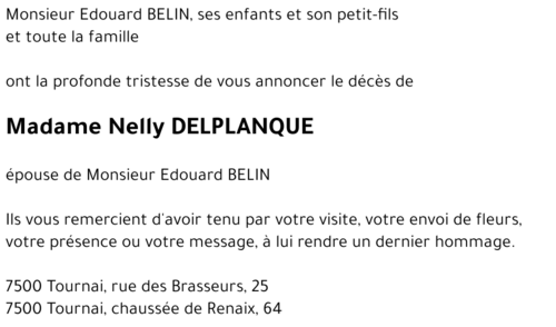 Nelly DELPLANQUE