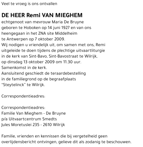 Remi Van Mieghem