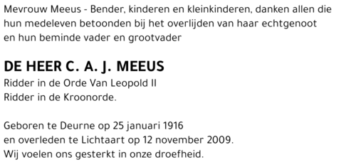 C. A. J. Meeus