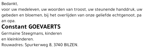 Constant GOEVAERTS