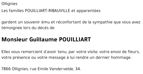 Guillaume POUILLIART