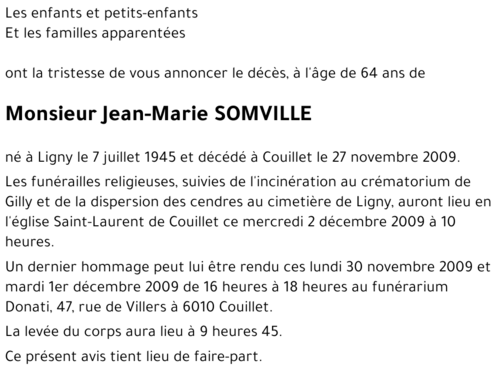 Jean-Marie SOMVILLE