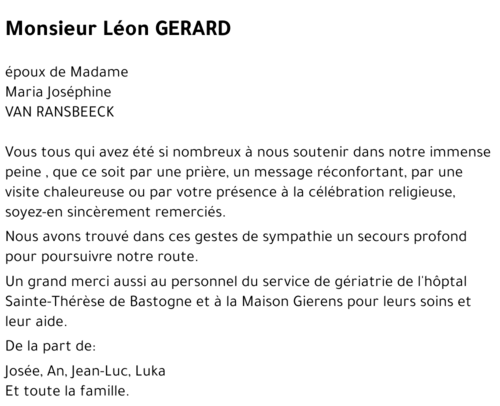 Léon GERARD