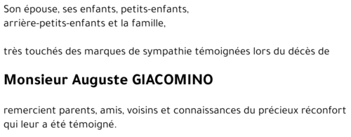 Auguste GIACOMINO